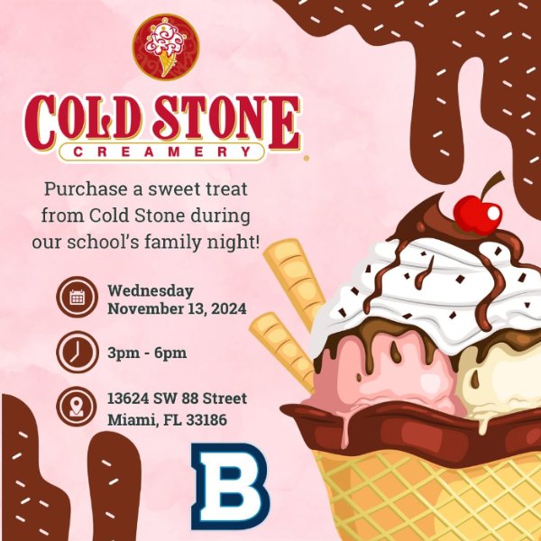 Coldstone Creamery Family Night 