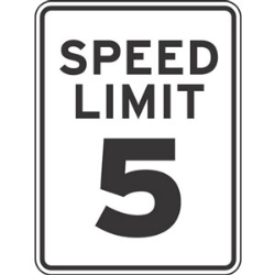 Reminder: 5 MPH Speed Limit on School Grounds