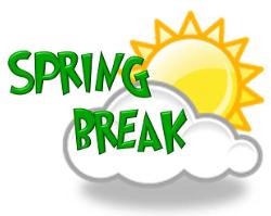 Spring Break March 29th - April 2nd