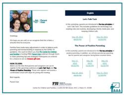 FIU- FREE LIVE PARENT WEBINAR TOPIC: LET’S TALK TECH