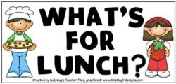 May Lunch Calendar