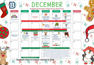 It’s the greatest time of year! Our December calendar is here! 