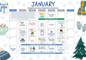 UPDATED!  January 2025 will be filled with positive learning experiences for all!