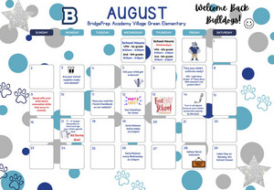 ⭐August Calendar 2026⭐