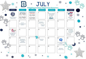 ✨July2026 Activity Calendar ✨