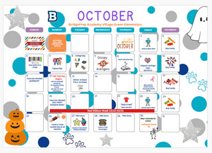 ✨October 2026 Activity Calendar ✨