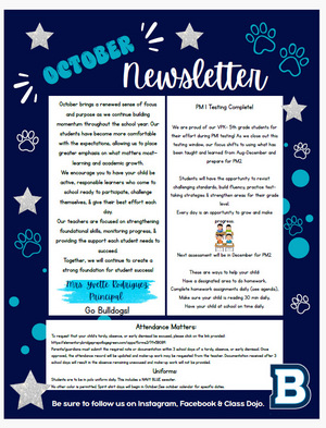 ⭐October 2026 Newsletter⭐ 